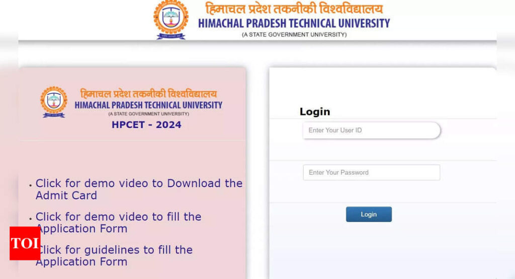 HPCET Admit Card 2024 out at himtu.ac.in, direct link here