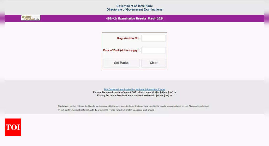 TN HSE 12th Result 2024 declared at tnresults.nic.in, direct link here |